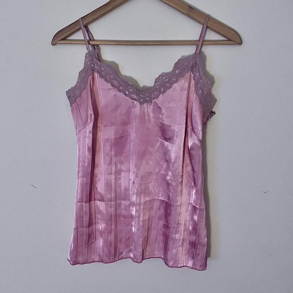 Rampage pink lace cami